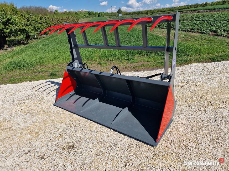 Łyżko krokodyl 2m na EURO JCB MX FAUCHEUX Leśnictwo Zasiadki