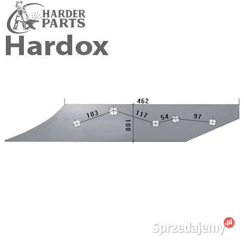 Płoza HARDOX 805ZP części do pługa LANDSBERG Suwałki sprzedam