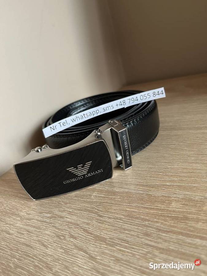 Skórzany Pasek Męski Armani Tommy Hilfgier Hugo Galanteria i dodatki sprzedam