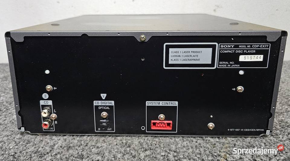 Odtwarzacz CD zmieniarka SONY CDPEX770 Sprawna Kraków