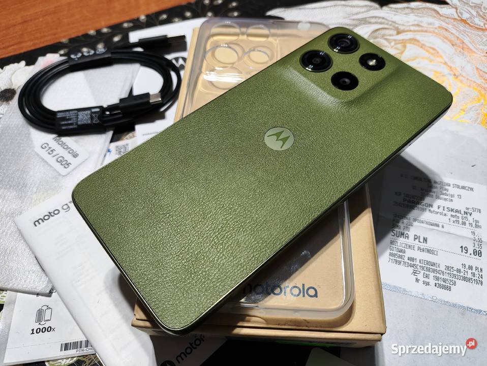 NOWY Telefon Motorola G15 8GB4GB128GBKplBez