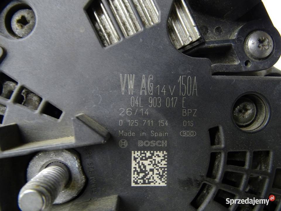 ALTERNATOR 150A AUDI A4 B8 A5 8T LIFT 20 TDI Układ elektryczny silnika