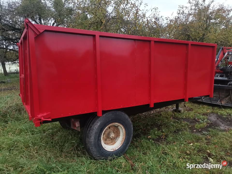 przyczepa wywrotka 1 osiowa Velsa nieuszkodzony podlaskie Augustów