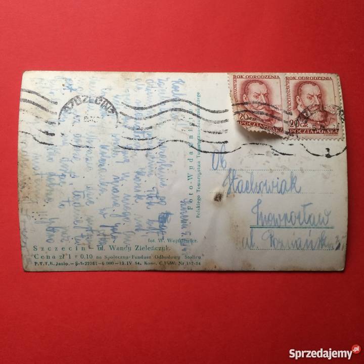 1015 Widokówka Szczecin Antykwariat