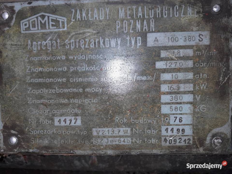 Kompresor Pomet Gliwice