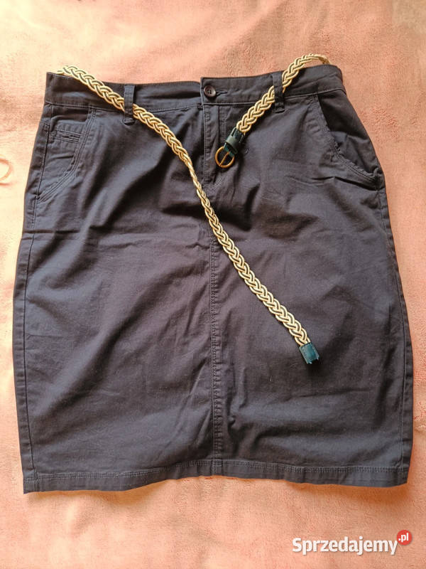 Granatowa bawełniana spódniczka greenpoint r XL