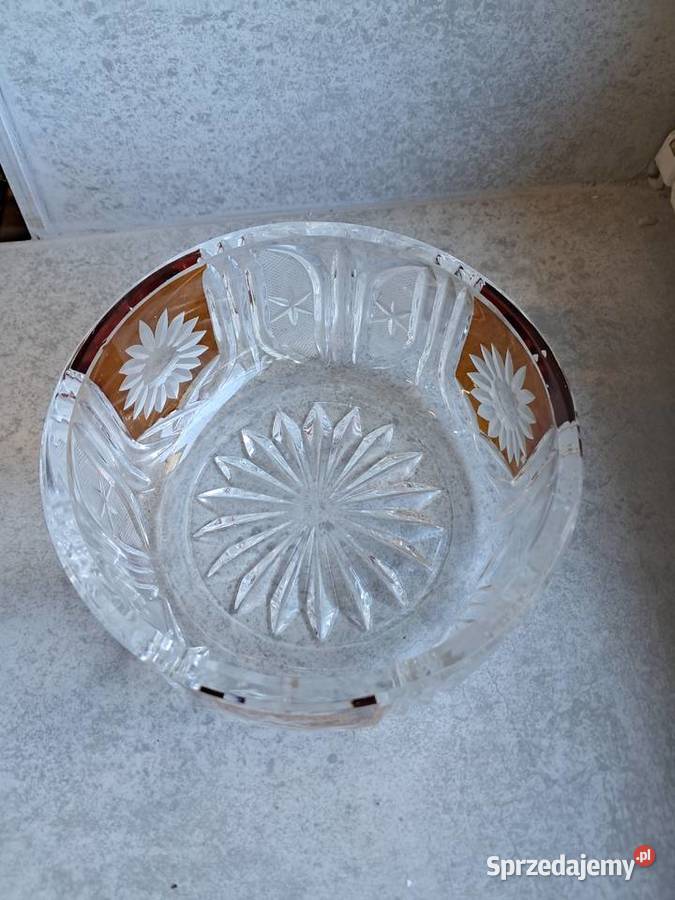 kryształowa miseczka s prlu z huty szkła Julia Sandomierz
