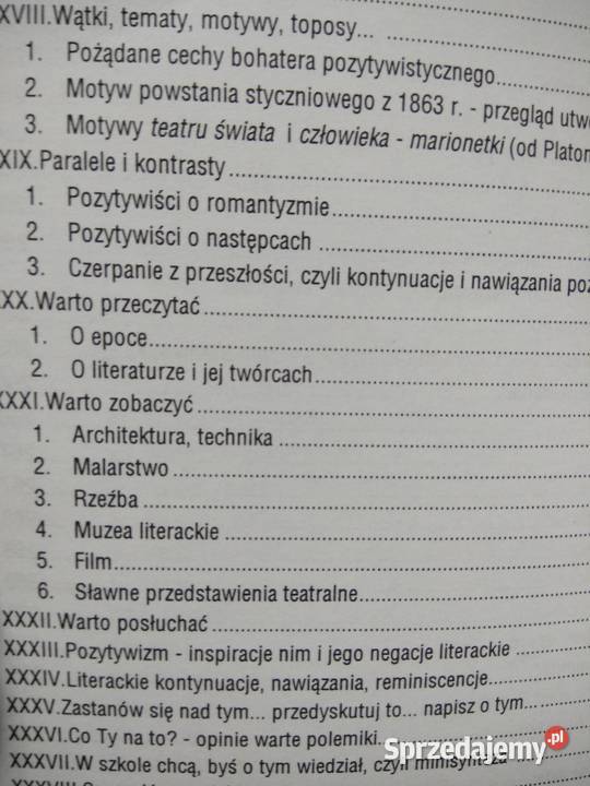 Literacka baza danych pozytywizm outlet używane mazowieckie Warszawa
