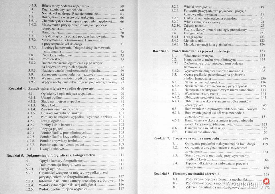 Podstawy rekonstrukcji wypadków drogowych Leon twarda Chełm