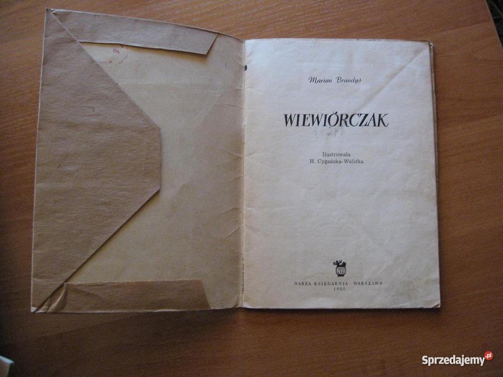 Wiewiórczak Marian Brandys wydanie z 1955 roku mazowieckie Warszawa