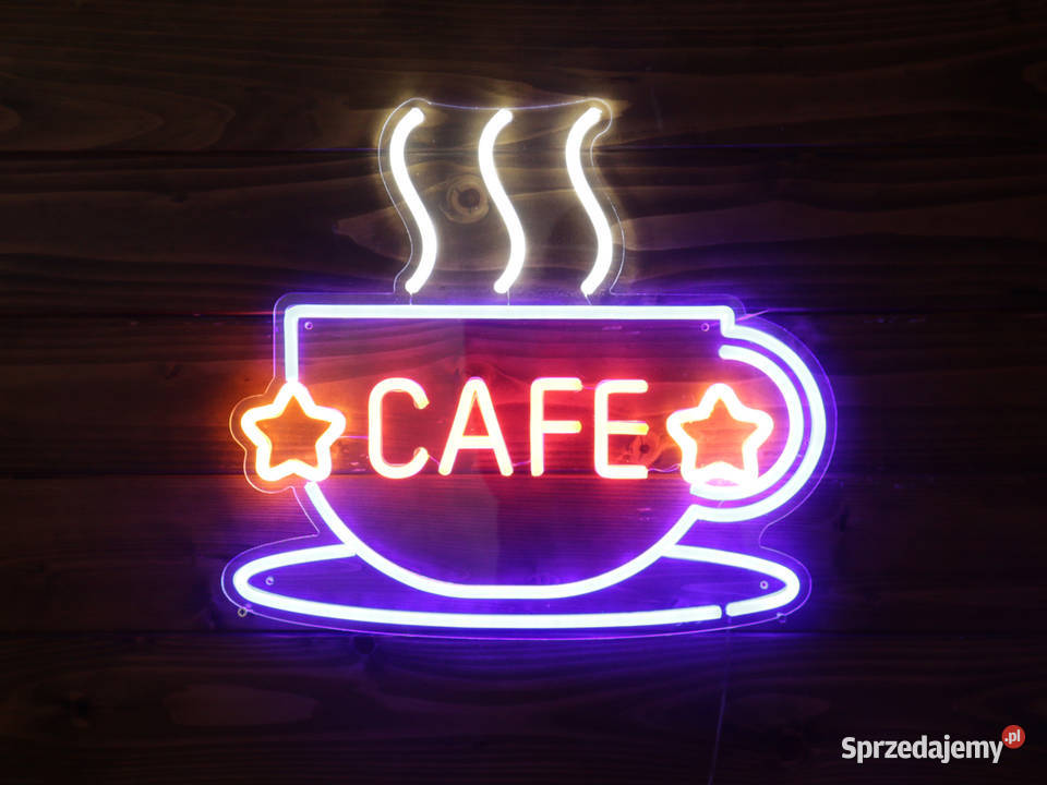 Neon LED Cafe Gastronomia Jasienica Rosielna