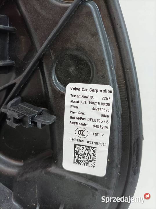 MECHANIZM SZYBY LEWY PRZÓD 31675054 Volvo S60 świętokrzyskie