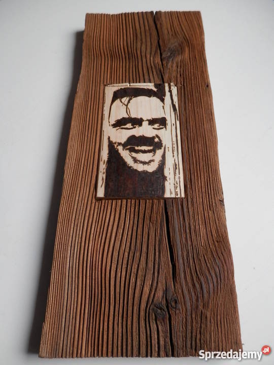 Obraz drewniany ręcznie wykonany Motyw z filmu Szczecinek