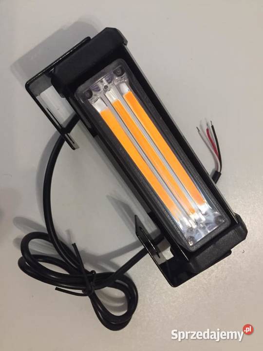 Lampy ostrzegawcze 2 x 8W COB sterownik 6 trybów Warszawa