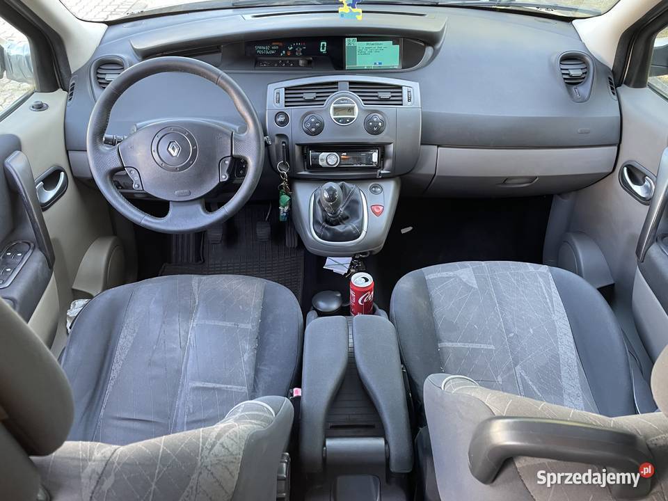 ŁadnyRenaultScenicII2005r19DieselHakPanoramaBogat 120KM Scenic Zduńska Wola