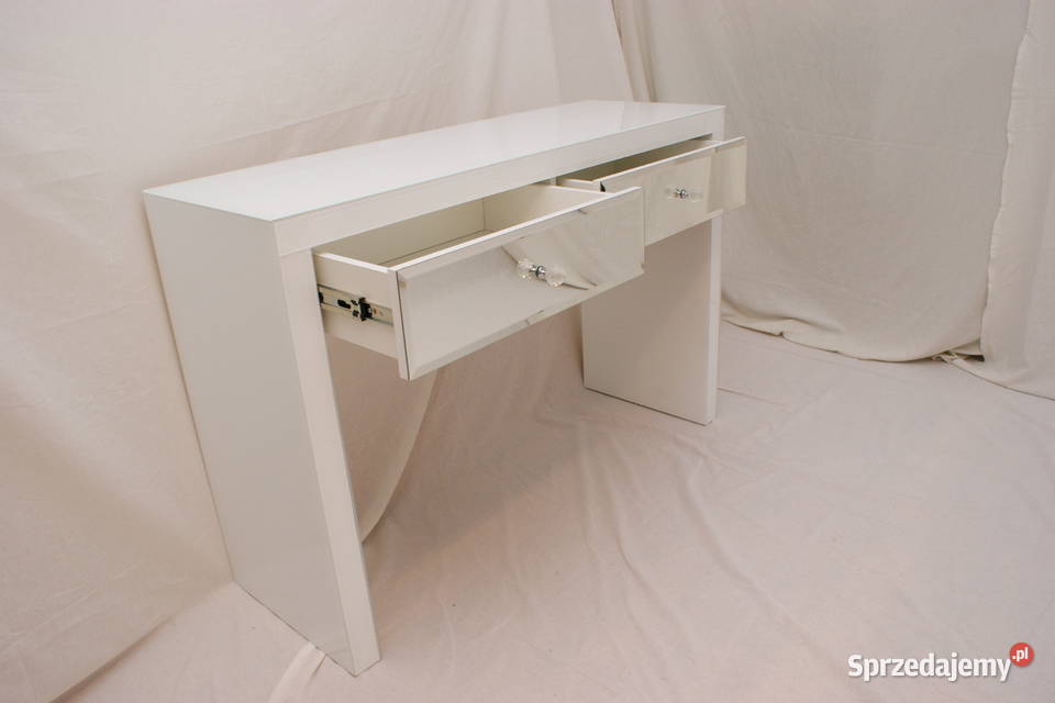 Toaletka z lustra konsola lustrzanabiała OKAZJA Meble wielkopolskie Kępno sprzedam