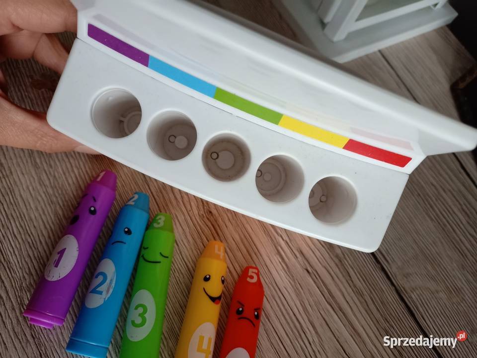 Fisher Uczące kredki Kolorowe humorki Płock sprzedam