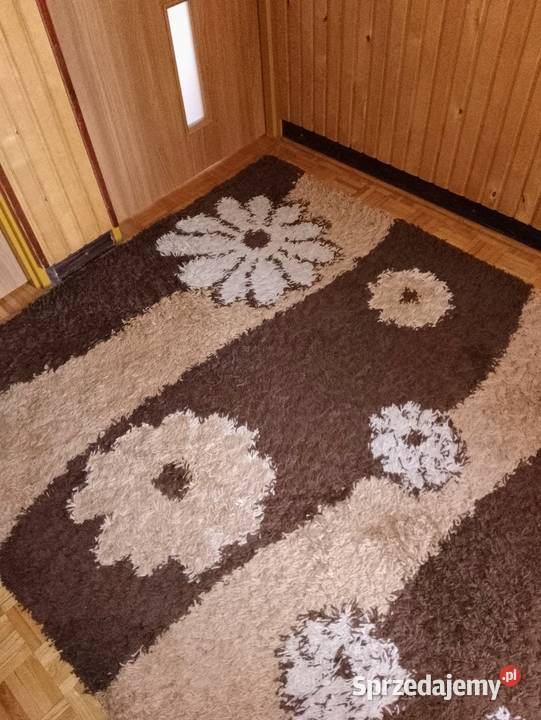 NOWOCZESNY dywan Shaggy brąz beż 160x220 salon podlaskie Łapy