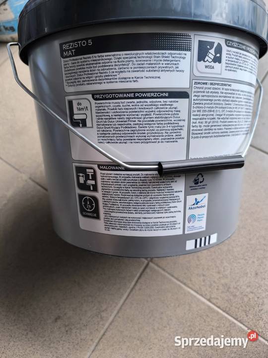 Dulux Professional Rezisto 5 Farba biała 9 L Kamień Pomorski