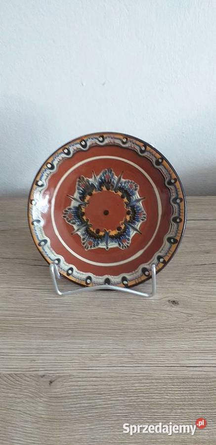 Wiszący talerz bułgarski prl łódzkie