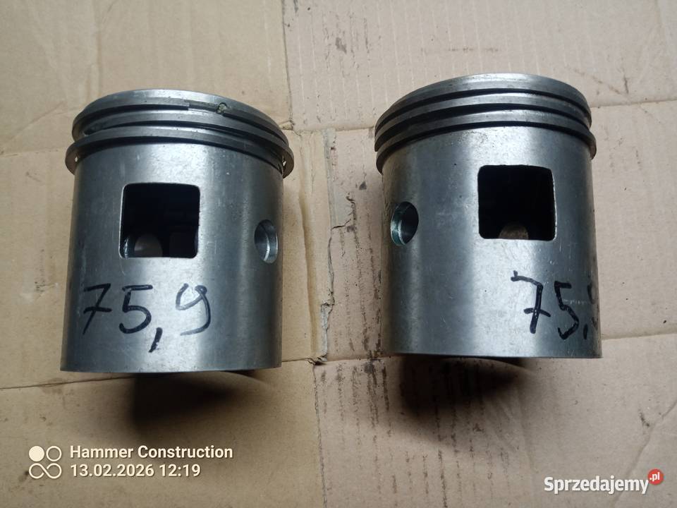 DKW IFA P70 nowe tłoki