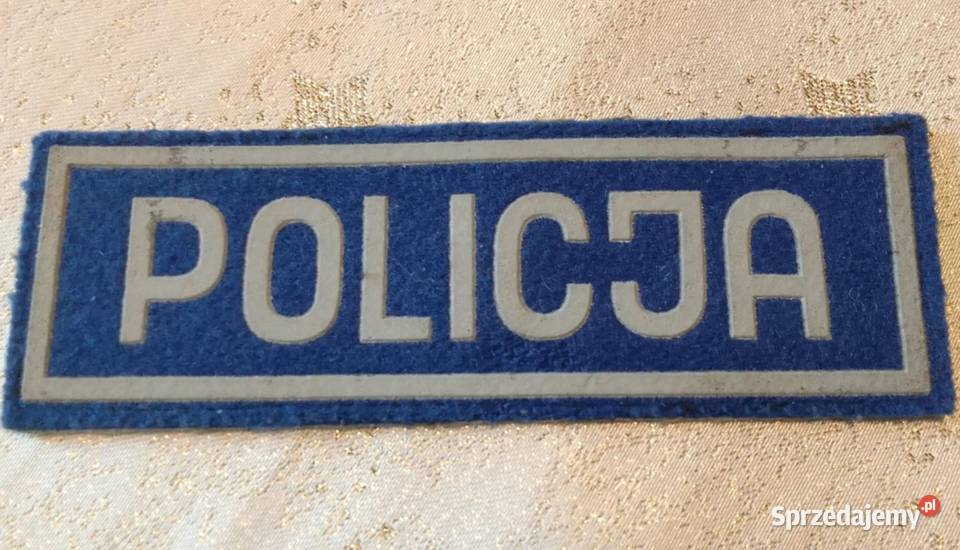 Naszywka Plakietka Emblemat POLICJA Oryginalna zachodniopomorskie Rewal sprzedam