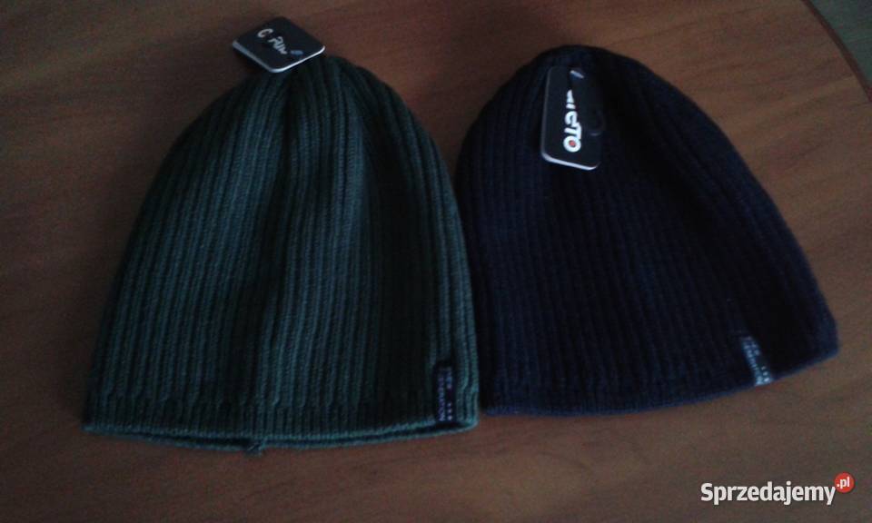 Czapka czarna zielona 2 25 NOWA
