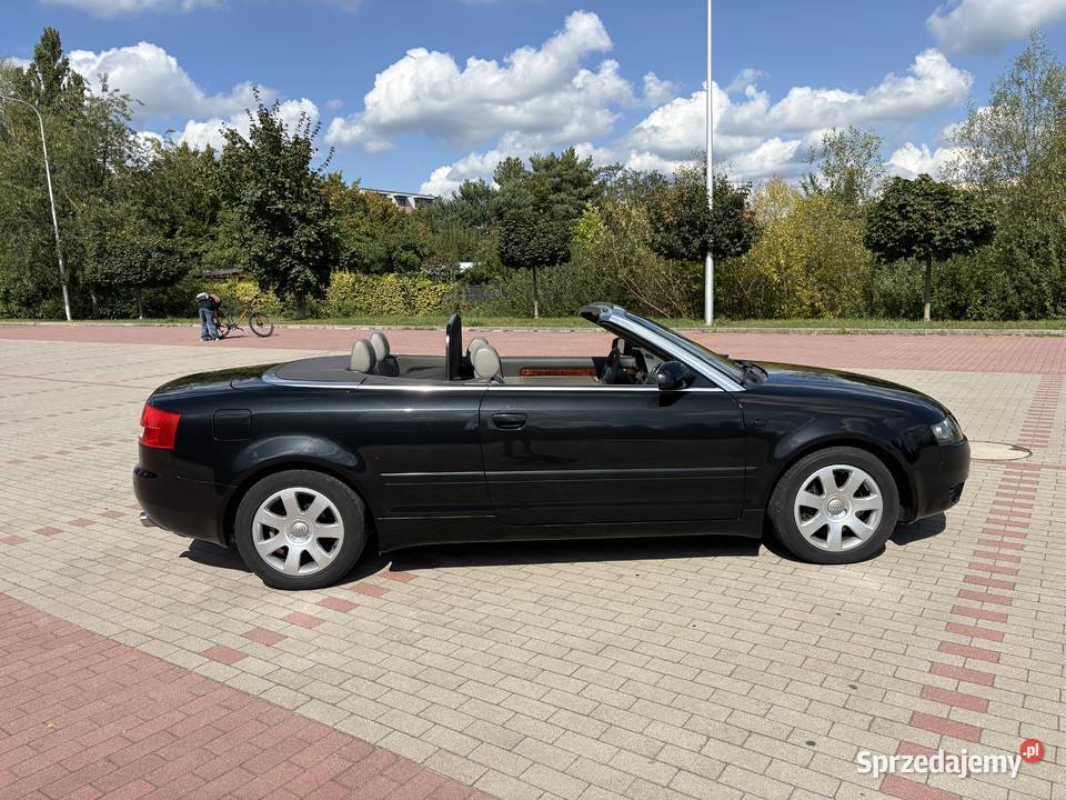 Audi A4 cabrio 30 benzyna V6 2002 skóra klima 228000km Jelcz-Laskowice