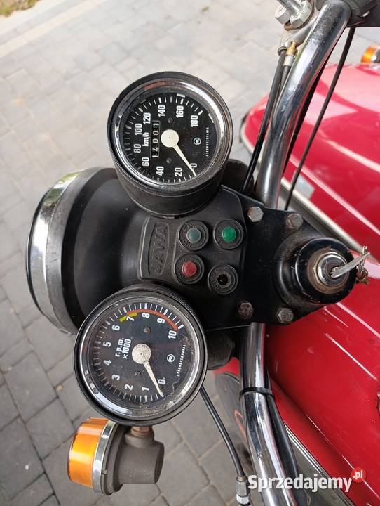 Jawa 350 634 z wózkiem bocznym nieuszkodzony