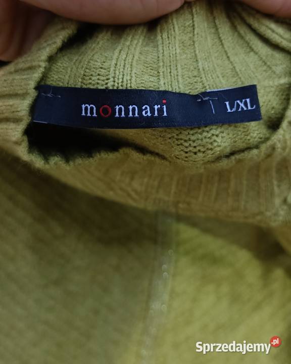 Zielony sweter Monnari LXL Rozmiar 40(L) Gorzów Wielkopolski