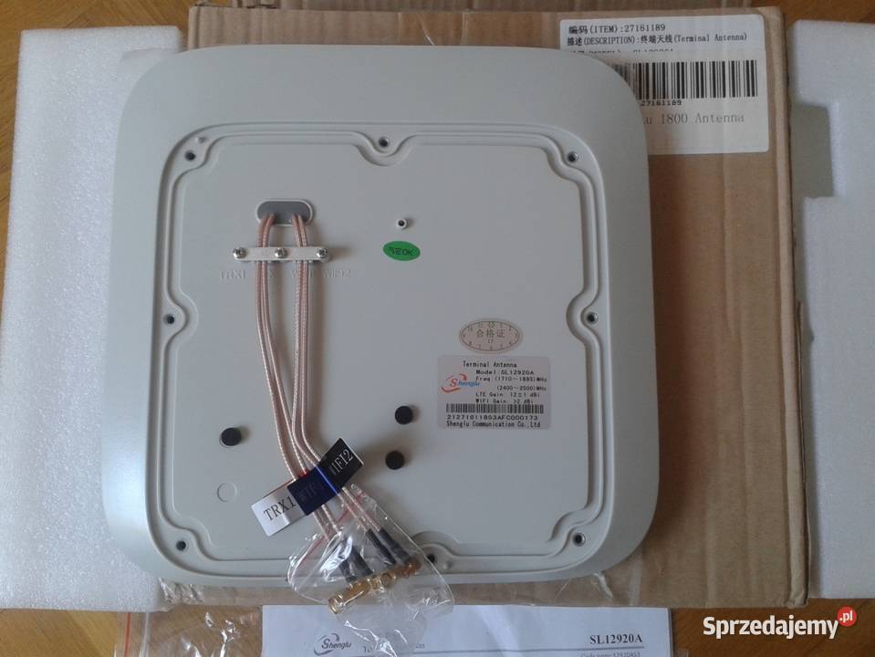Antena LTE MIMO 4g 3g 14dbi wzmocnienie 1800 zachodniopomorskie Szczecin