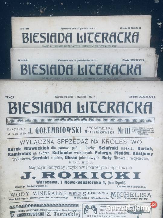 Biesiada Literacka Warszawa 1912 do 1913 roku 52