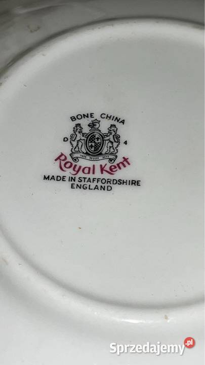 Filiżanka z talerzykiem Royal Kent Staffordshire Gdańsk