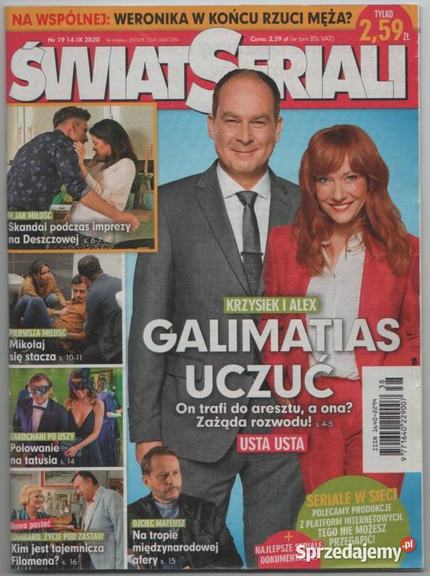 CZASOPISMA PRASA ŚWIAT SERIALI 2020 WYPRZEDAŻ kujawsko-pomorskie