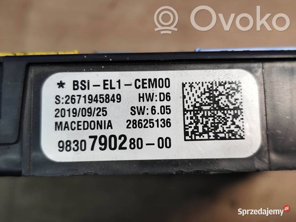 CITROEN C3 III STEROWNIK MODUL BSI BSM SKRZYNKA wielkopolskie