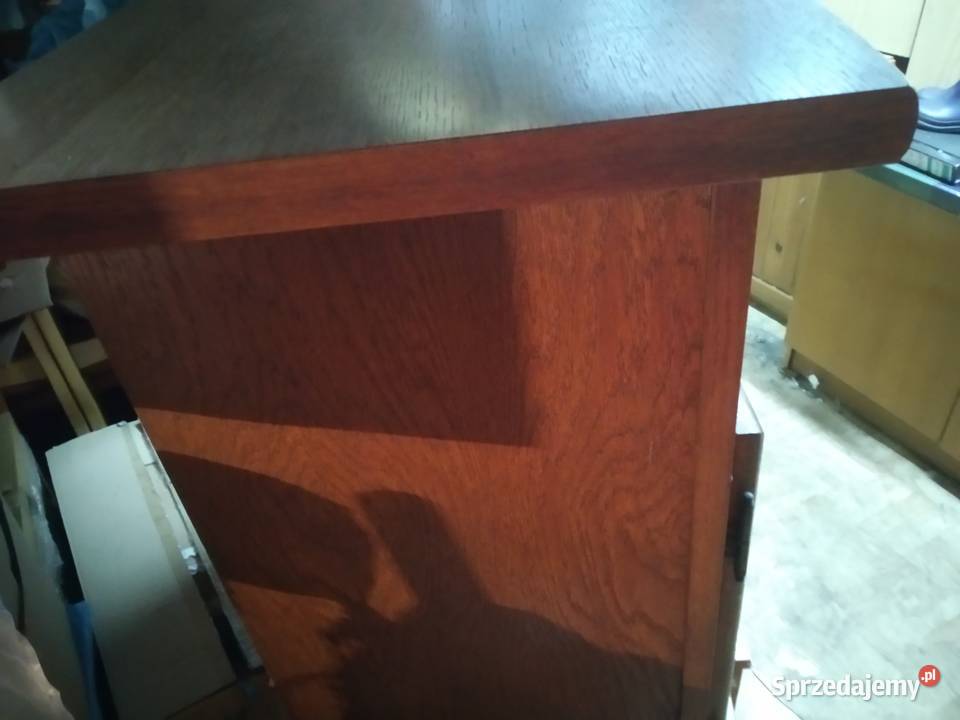 Dębowa szafka RTV z ruchomym blatem Zduńska Wola