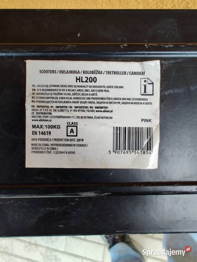 Hulajnoga HL 200 NILS EXTREME dwukołowa Olecko