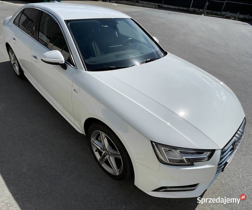 Audi A4 B9 Sline 20TFSI 252 quattro BO Virtual podgrzewane fotele mazowieckie Warszawa