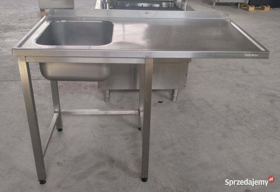 Zlew 1komorowy gastronomiczny 130x70x90 z