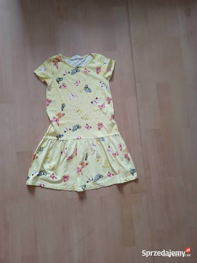 Sukienka letnia dziewczynki HM motylki Szczecin sprzedam