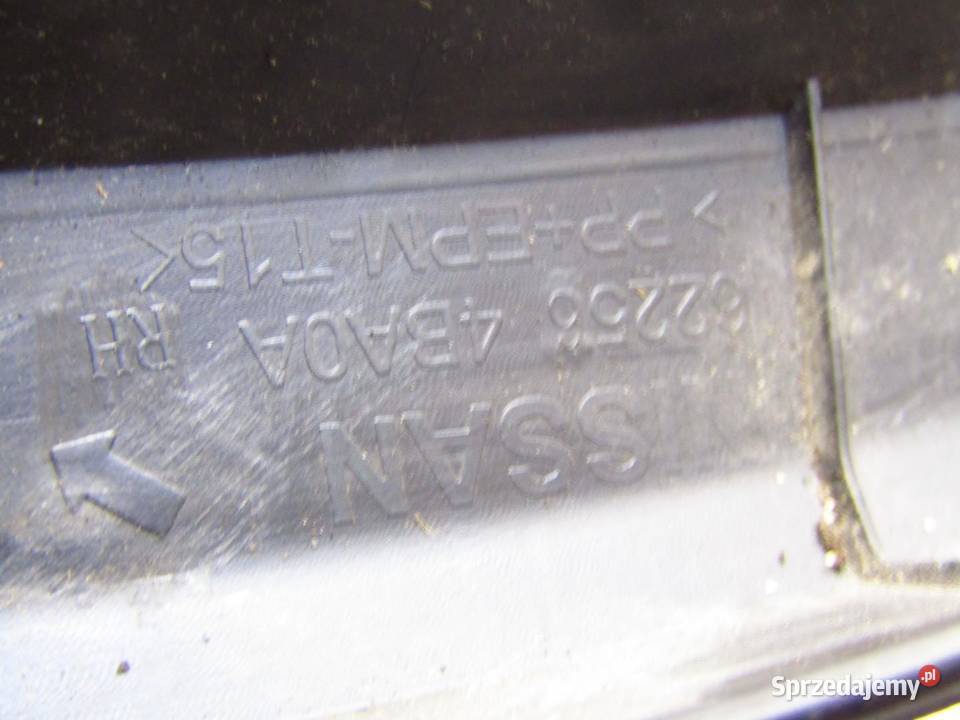 KRATKA ATRAPA ZDERZAKA PRZEDNIEGO PRAWY PRZÓD