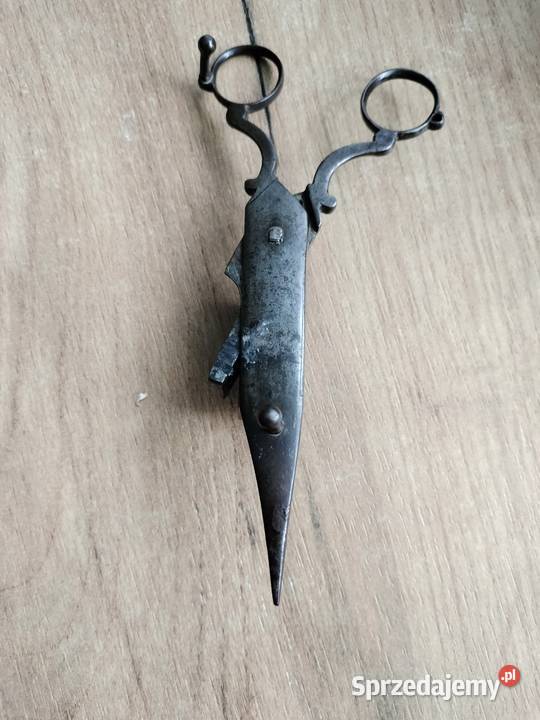 Stare nożyczki do gaszenia knotów metalowe Pozostałe