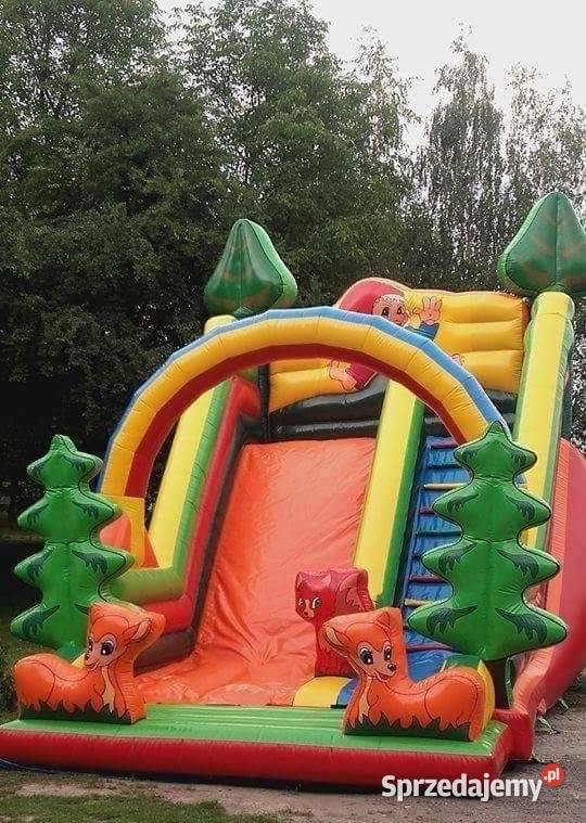 Zjeżdżalnia dzieci zamek dmuchany trampolina Pozostałe usługi