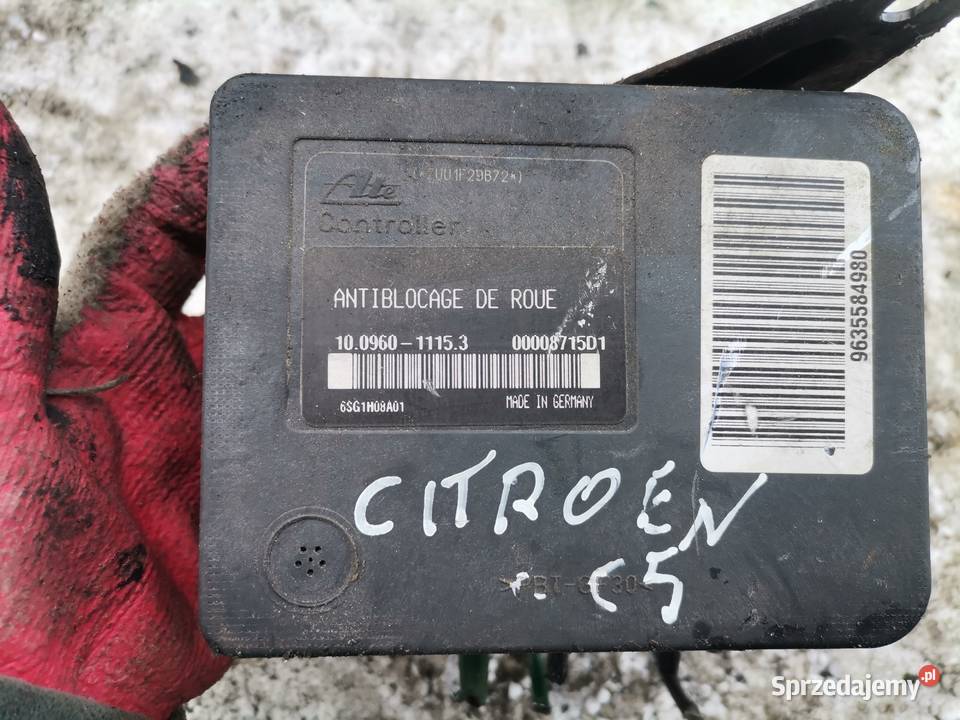 Pompa Hamulcowa ABS Citroen C5 osobowe Wisznice sprzedam