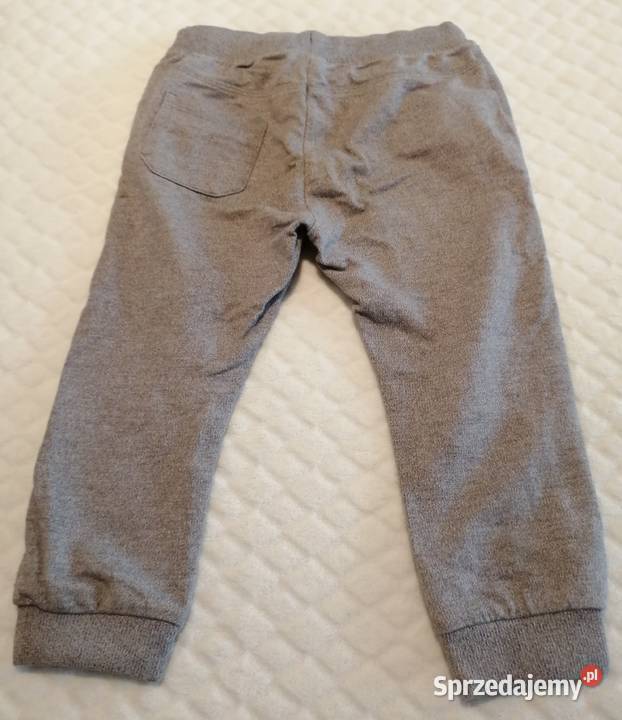 Spodnie dresowe buźki szare 98 Smyk Odzież