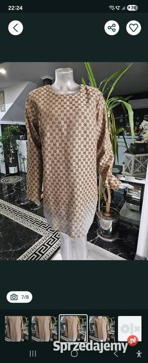 Sukienka cudowna cekiny Gucci Mucharz