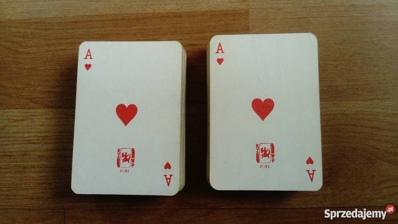 Stare Karty do Gry Brydża KZWP 3183 Tarnów