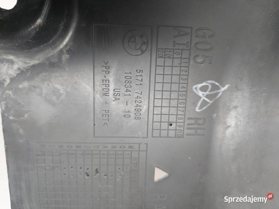 BMW G05 X5 30d 2019r NADKOLE PRAWE PRZÓD