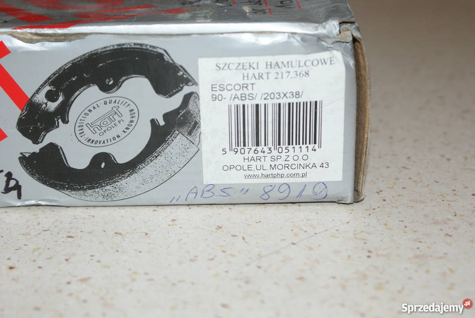 SZCZĘKI HAMULC FORD ESCORT 9095 203x38MM TRW Białobrzegi sprzedam