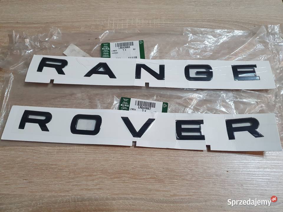 RANGE ROVER EVOQUE LOGO NAPIS EMBLEMAT LR043667 Międzychód